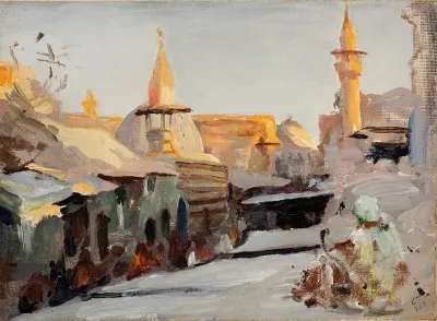 Street In Damascus From The Journey To Palestine