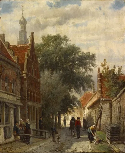 Street In Enkhuizen