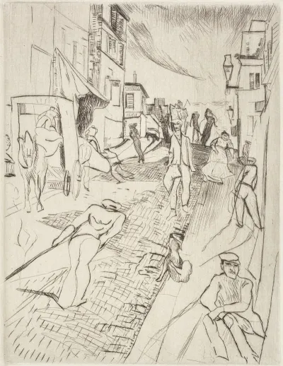 Street In Montmartre 2