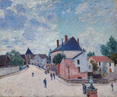 Street In Moret