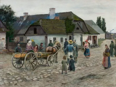 Street In Siennica