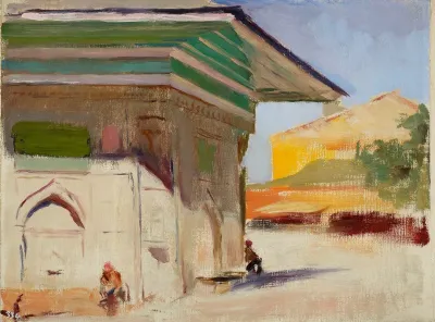 Street In The Southern City From The Journey To Constantinople