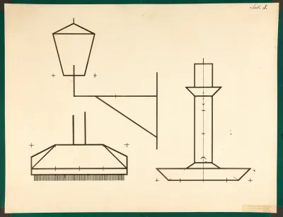 Street Lamp Floor Scrubber Candlestick