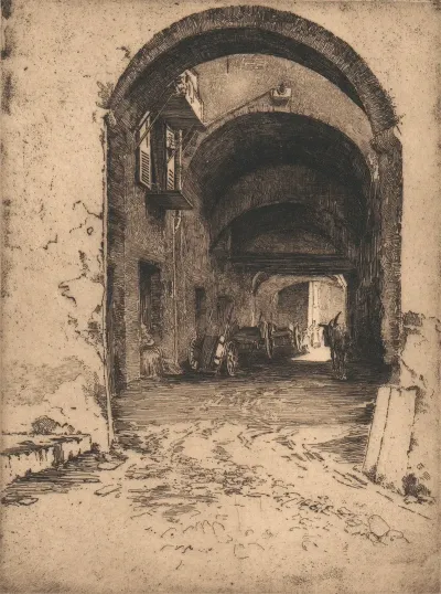 Street Of The Popes Soldiers