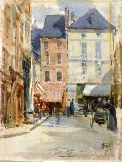 Street Scene In Holland