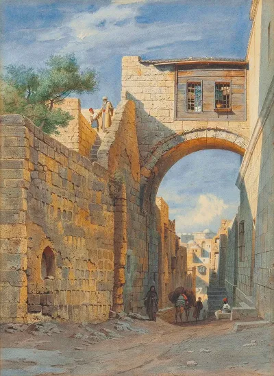 Street Scene In Jerusalem