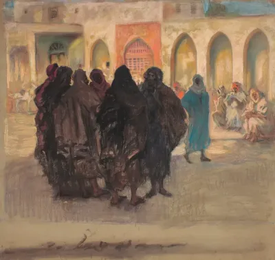 Street Scene In Kairouan