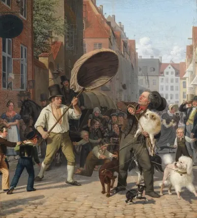 Street Scene In The Dogdays