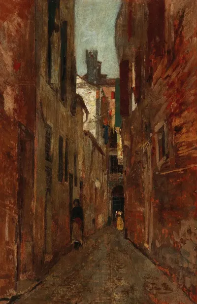 Street Scene In Venice