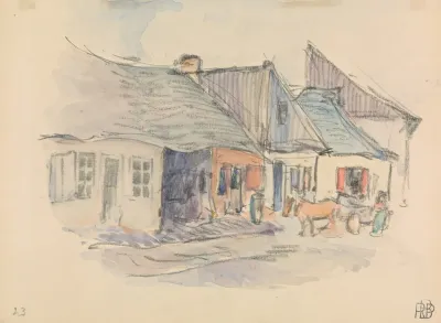 Street Scene Opatow Kelecki Poland