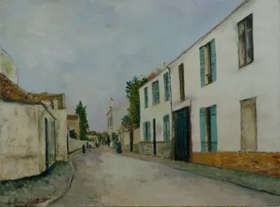 Street Scene Rue De Village