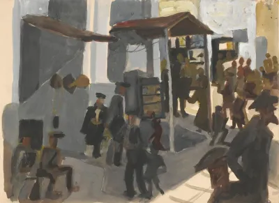 Street With A Shoemakers Workshop Ii