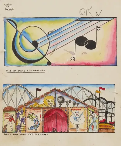 String Fever Sketch No 1 Drop For Singer And Orchestra And Drop For Seals And Acrobats