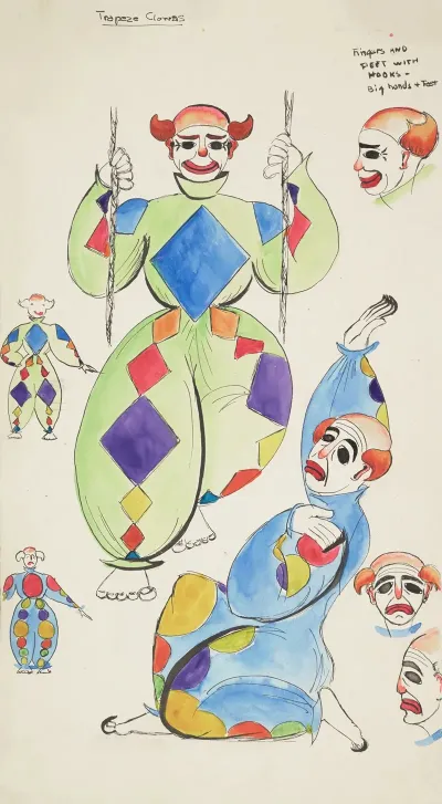 String Fevermarionette Trapeze Clowns