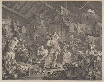 Strolling Actresses Dressing In A Barn