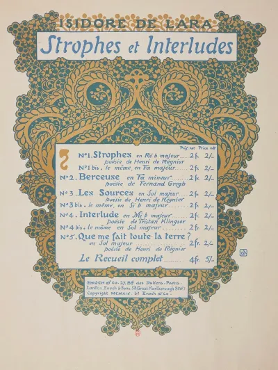 Strophes Et Interludes