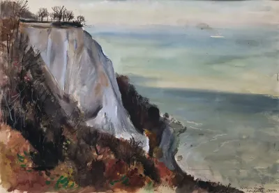 Stubbenkammer Konigsstuhl Kreidefelsen Auf Rugen