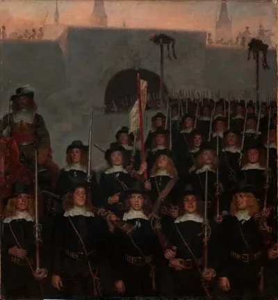 Students Leave To Defend Copenhagen In 1658