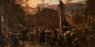 Students Leaving Krakow In 1549