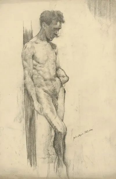 Studia Stojaceho Muzskeho Aktu 2