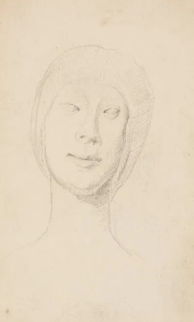 Studie Efter Francesco Lauranas Buste Af Eleonora Daragona I Museet I Palermo En Face