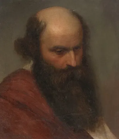 Studie Eines Bartigen Mannes