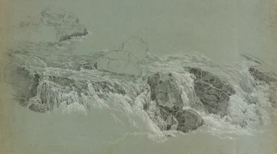 Studie Eines Bergbaches