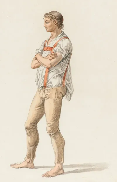 Studie Eines Jungen Bauern