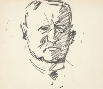 Studie Til Et Portraet Af Professor Drmed Carl Lorentzen 1860 1932