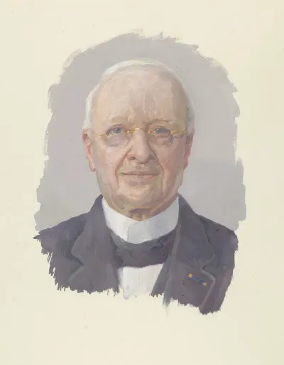 Studie Voor Het Portret Van Dr J Th De Visser Minister Van O K En W 1918 1925