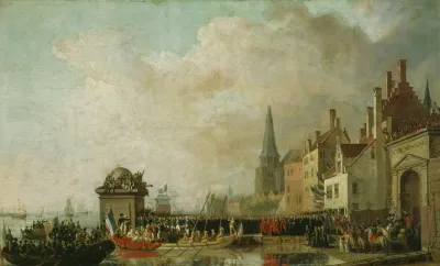 Studie Voor Het Schilderij Intrede Van De 1ste Consul Napoleon Te Antwerpen In 1803
