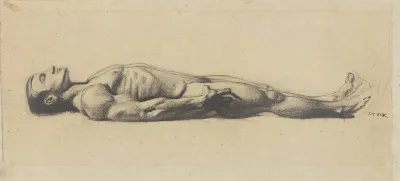 Studie Zu Einem Leichnam Christi Fur Pieta