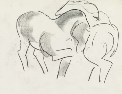 Studieblad Met Paarden