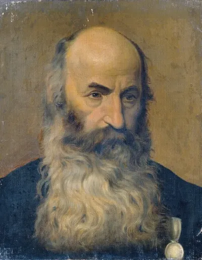 Studienkopf Eines Bartigen Mannes Ii
