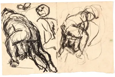 Studier Af Foroverbojet Figur