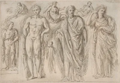 Studies After Antique Sculpture