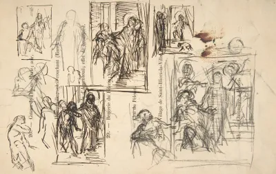 Studies For A Figure Composition