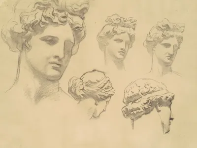 Studies For Apollo And The Muses