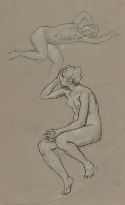 Studies For Figure Of Spring 2
