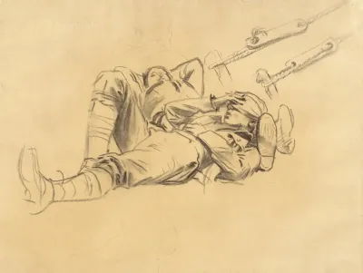 Studies For Gassed Recto Ii