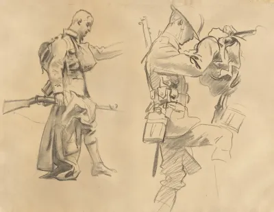 Studies For Gassed Recto