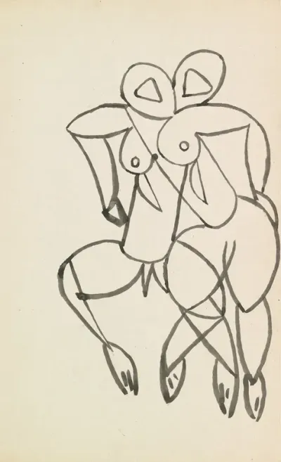Studies For Male And Female Figures