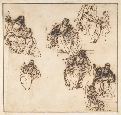 Studies For The Education Of The Virgin