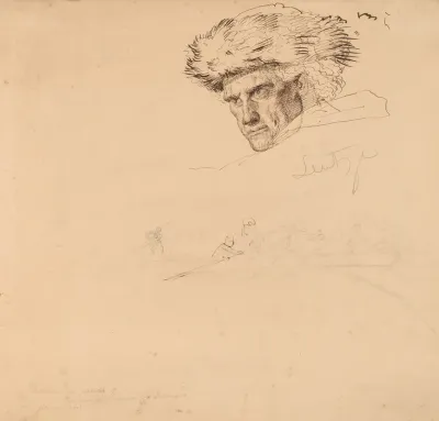 Studies For Washington Crossing The Delaware Recto