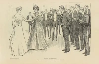 Studies In Expression When A Debutante Meets The Eligible Young Men