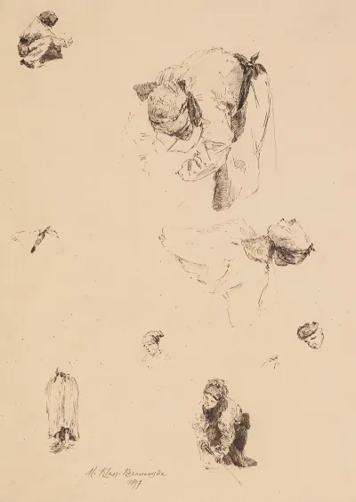 Studies Of A Peasant Woman