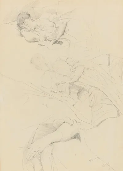 Studies Of A Sleeping Woman