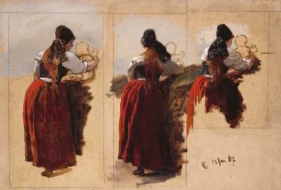 Studies Of A Woman From Rugen