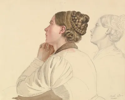 Studies Of A Woman Praying