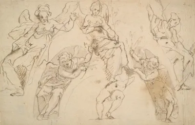 Studies Of Angels And Cupids